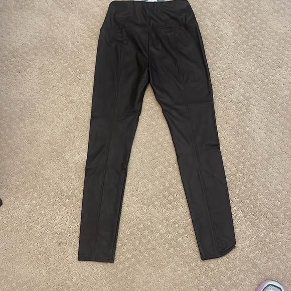LYSSE NWT brown faux leather leggings - Picture 5 of 5